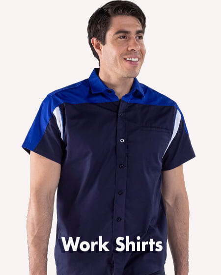 Industrial Embroidered Work Shirts