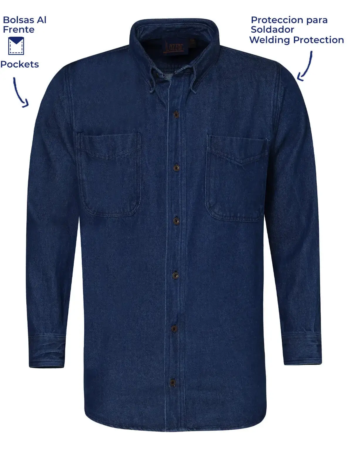 Heavy Duty Denim Welding Shirt (12.5 oz)