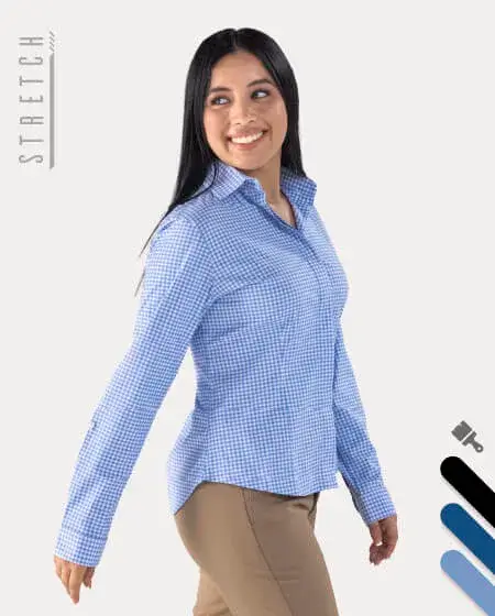 Blusas Stretch de Cuadros