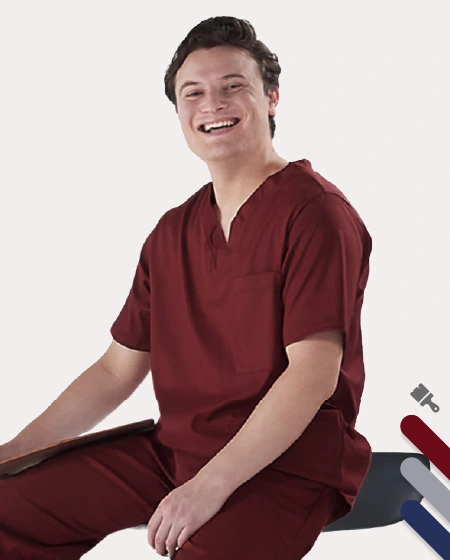 Embroidered & Personalized Scrub Tops