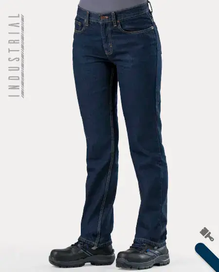 Pantalones de Mezclilla de trabajo para dama 14 Onzas
